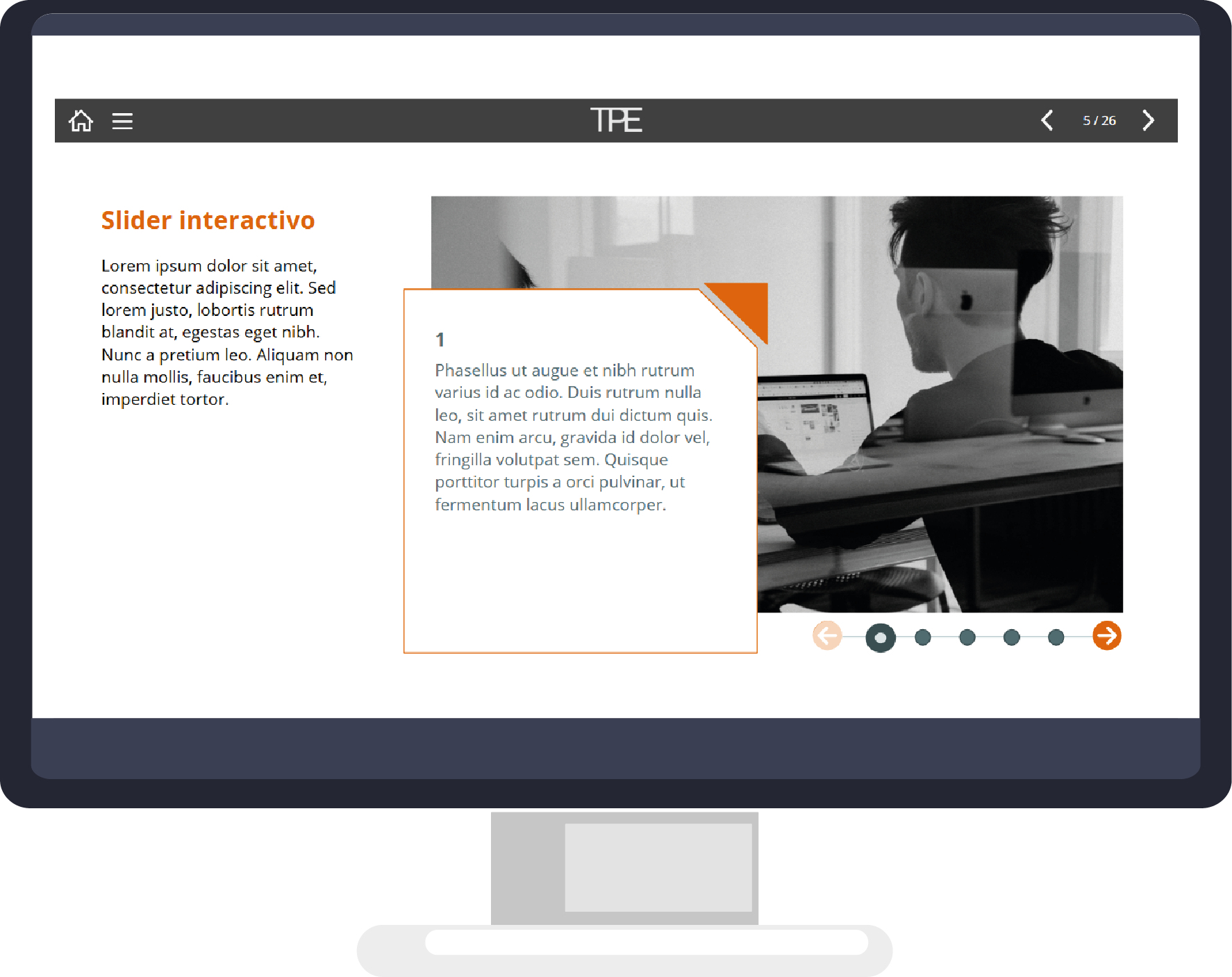 Muestra contenidos en SCORM